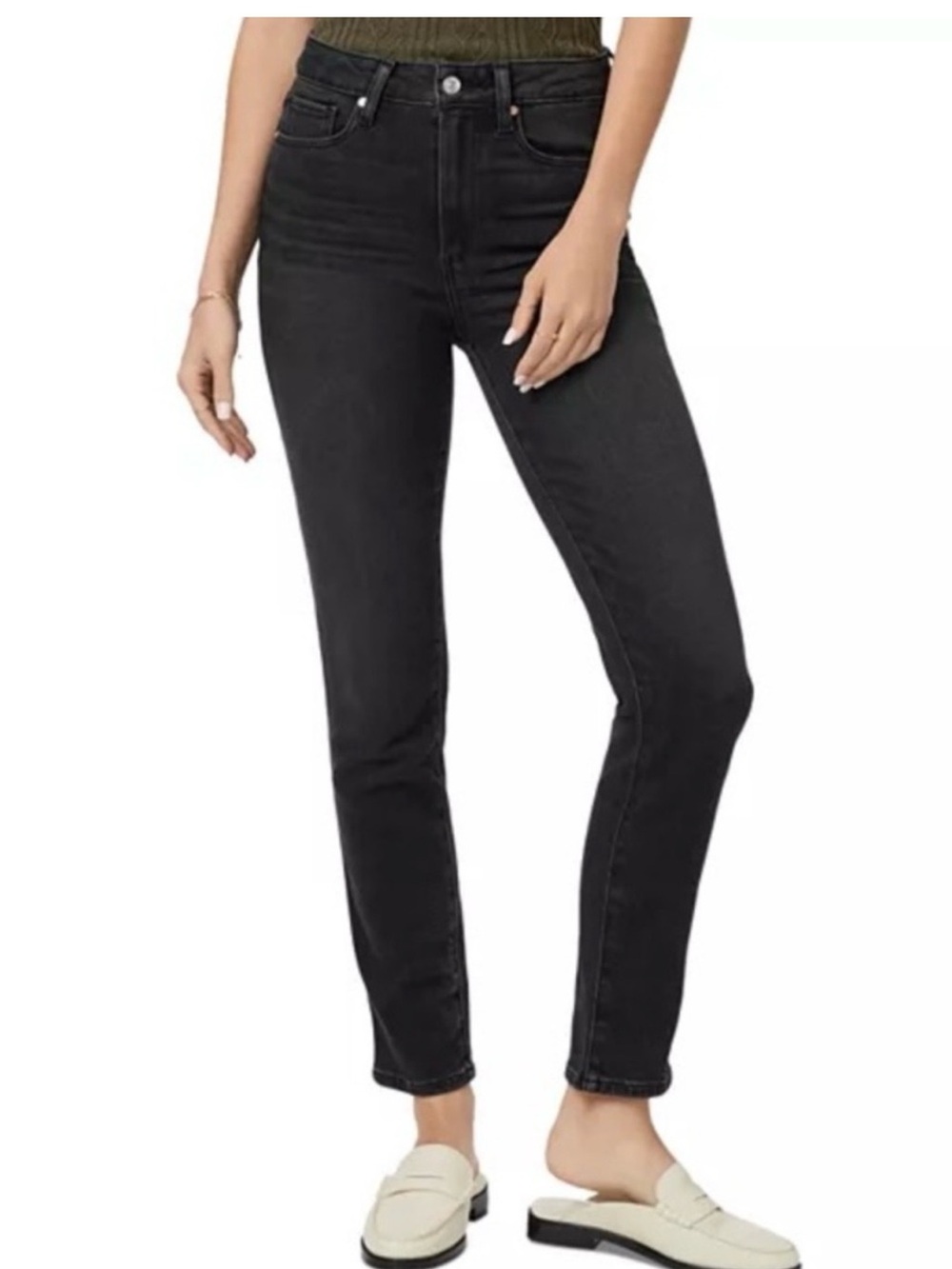 PAIGE. Gemma High Rise Cigarette Leg Pants